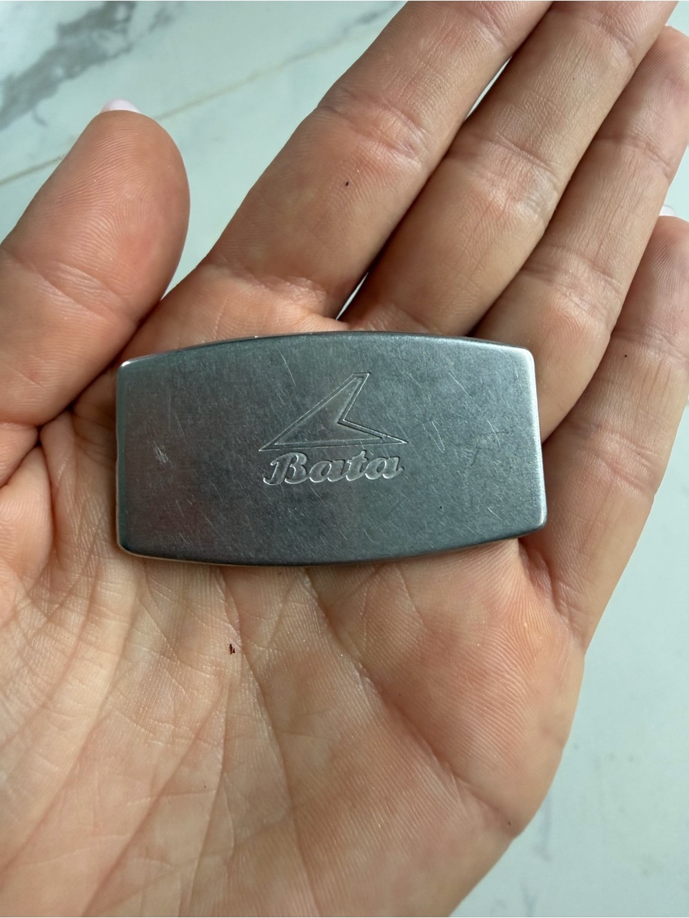 Vintage Bata Zippo Advertising Slim Pocket Knife